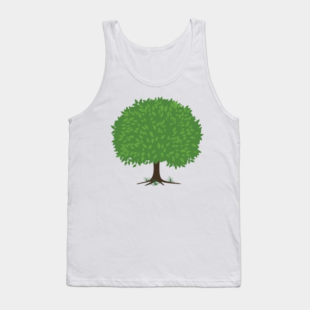 Great Leafy Tree Tank Top by SWON Design